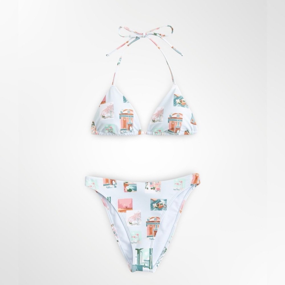 Abercrombie & Fitch Graphic Print Bikini